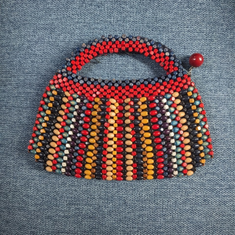Vintage beaded clutch